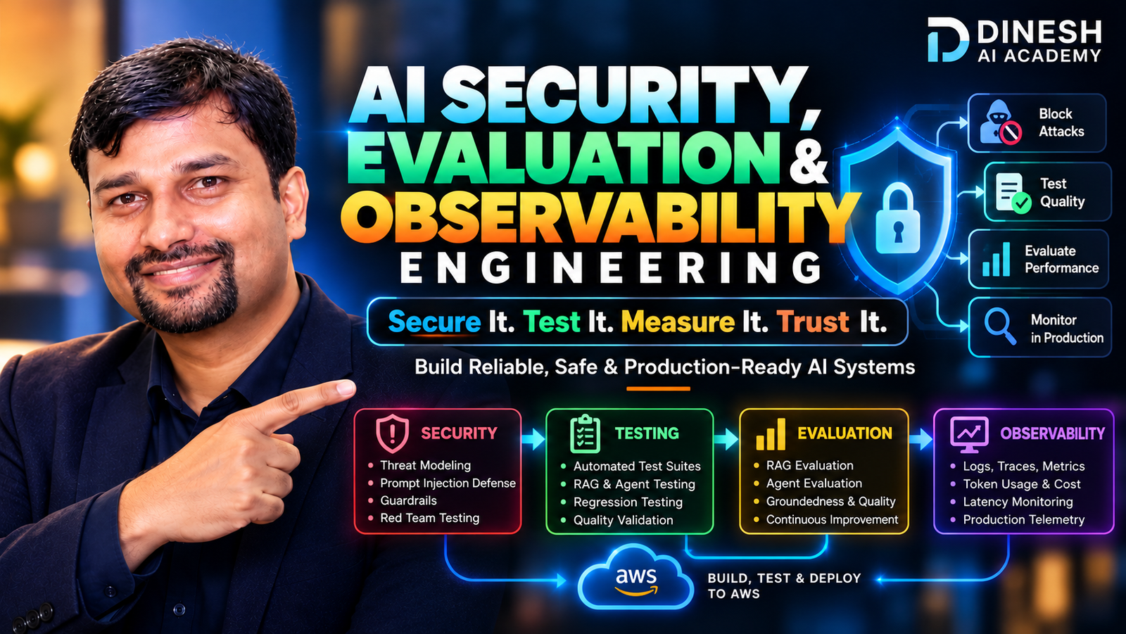 AI Security, Evaluation & Observability Engineering